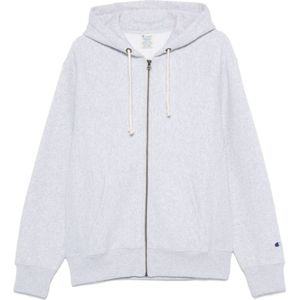 Champion, Heren, Sweatshirts & Hoodies, Grijs, Maat: S Katoen,