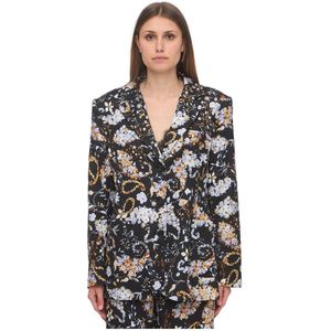 Ermanno Scervino, Dames, Jassen, Veelkleurig, Maat: L Viscose,