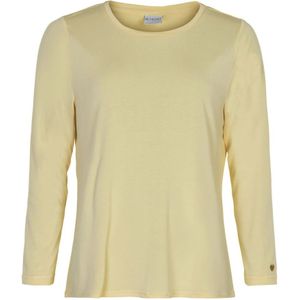 IN Front, Dames, Tops, Geel, Maat: S Modal,