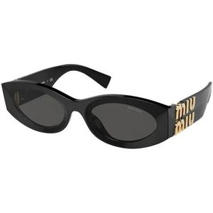 Miu Miu - MU11WS - Zonnebril - Zwart Donkergrijs - Acetaat