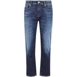 Department Five, Heren, Jeans, Blauw, Maat: W33 Denim,