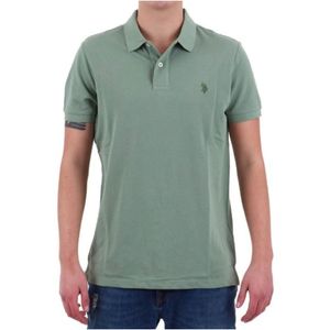 U.s. Polo Assn., Heren, Tops, Groen, Maat: S Katoen,