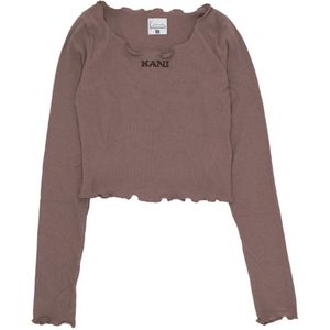 Karl Kani, Dames, Tops, Bruin, Maat: L Katoen,