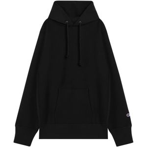 Champion, Heren, Sweatshirts & Hoodies, Zwart, Maat: S