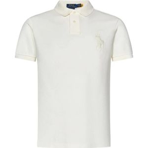 Polo Ralph Lauren, Heren, Tops, Beige, Maat: S Katoen,