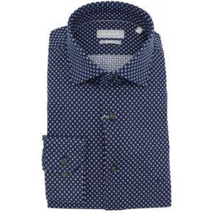 Michael Kors, Heren, Overhemden, Blauw, Maat: L Piqué,