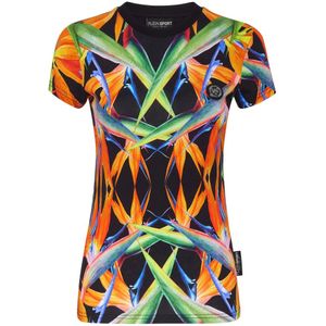 Plein Sport - T-Shirt Ronde Hals - Veelkleurig - Dames - Katoen