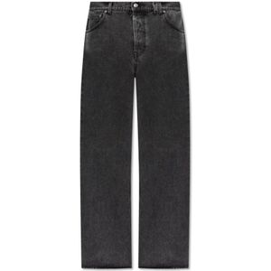 Alexander McQueen, Heren, Jeans, Grijs, Maat: S Katoen,