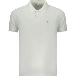 Calvin Klein, Heren, Tops, Wit, Maat: L Katoen,
