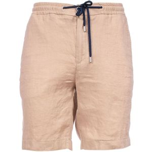 Vilebrequin, Heren, Korte broeken, Beige, Maat: W31 Linnen,