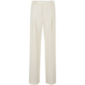 Federica Tosi, Dames, Broeken, Wit, Maat: S