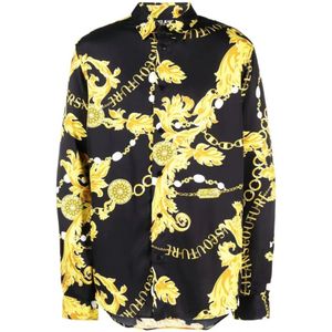 Versace Jeans Couture, Heren, Overhemden, Veelkleurig, Maat: XL