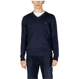 U.s. Polo Assn., Heren, Truien, Blauw, Maat: S Katoen,