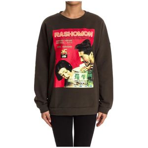 Stella Jean, Dames, Sweatshirts & Hoodies, Groen, Maat: XS Katoen,