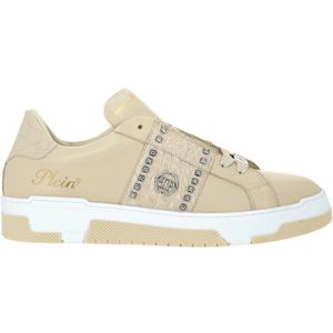 Philipp Plein, unisex, Schoenen, Beige, Maat: 37 EU Leer,