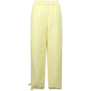 Stella McCartney, Dames, Broeken, Geel, Maat: XS Katoen,