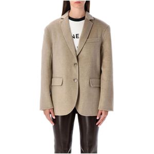 Anine Bing, Dames, Jassen, Beige, Maat: S Wol,