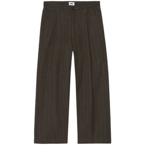 Obey, Heren, Broeken, Bruin, Maat: W28 Poliester,