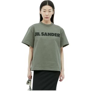 Jil Sander, Dames, Tops, Groen, Maat: XS Katoen,