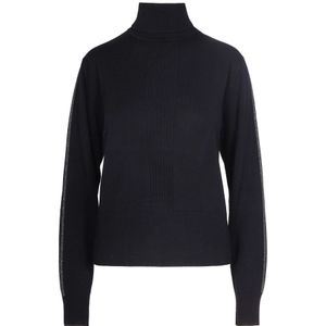 Patrizia Pepe, Dames, Truien, Zwart, Maat: S Wol,