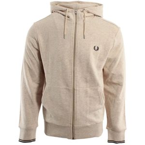 Fred Perry, Heren, Sweatshirts & Hoodies, Beige, Maat: M Katoen,