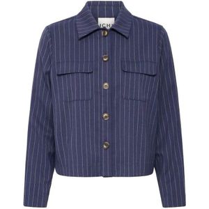 Ichi, Dames, Jassen, Blauw, Maat: XS