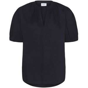 Saint Tropez, Dames, Blouses & Shirts, Zwart, Maat: L