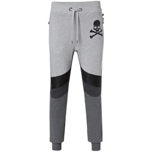 Philipp Plein, Heren, Broeken, Grijs, Maat: 2XL Katoen,