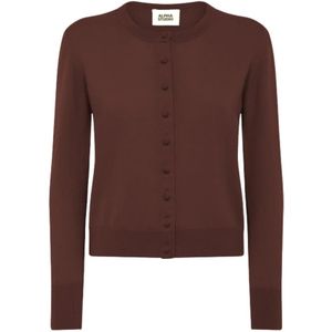 Alpha Studio, Dames, Truien, Bruin, Maat: L Wol,