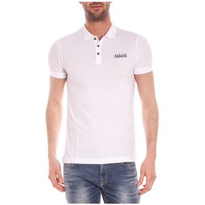 Armani Jeans, Heren, Tops, Wit, Maat: XL Katoen,