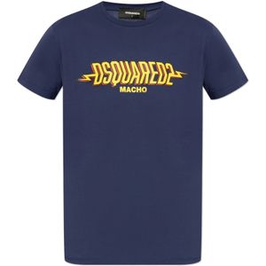 Dsquared 2 - T-shirt - Zwart - 100% Katoen