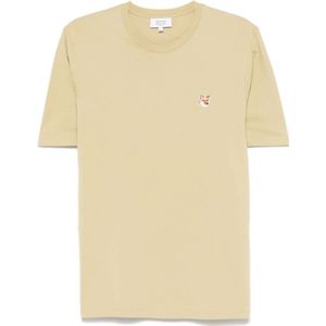 Maison Kitsuné, Heren, Tops, Groen, Maat: XL