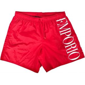 Emporio Armani, Heren, Badkleding, Rood, Maat: L