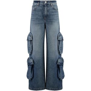 Amiri, Dames, Jeans, Blauw, Maat: W26 Katoen,