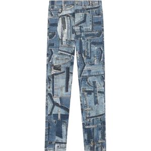 Roberto Cavalli, Dames, Jeans, Blauw, Maat: L Katoen,