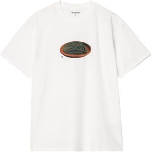 Carhartt Wip, Heren, Tops, Wit, Maat: S Katoen,