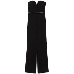 Max Mara, Dames, Jumpsuits & Playsuits, Zwart, Maat: M Poliester,