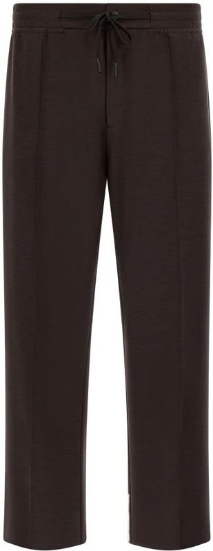 Boggi Milano - B Tech Wollen Blend Broek - Bruin - Heren