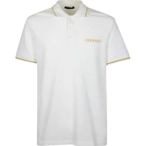 Versace, Heren, Tops, Wit, Maat: XL Katoen,