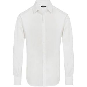 Dolce & Gabbana, Heren, Overhemden, Wit, Maat: XS