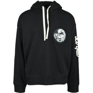 Jil Sander, Heren, Sweatshirts & Hoodies, Zwart, Maat: M Katoen,
