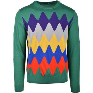 Ballantyne, Heren, Truien, Veelkleurig, Maat: L Katoen,