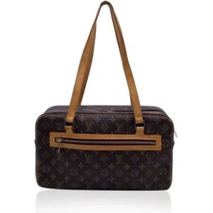 Louis Vuitton Vintage, Dames, Pre-owned, Bruin, Maat: ONE Size Leer,