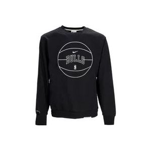 Nike NBA Standard Issue Crewneck Sweatshirt , Black , Heren , Maat: XL