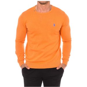 U.s. Polo Assn. - Lange Mouw Trui - Oranje - Katoen