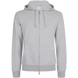 Eleventy, Heren, Sweatshirts & Hoodies, Grijs, Maat: XL Katoen,