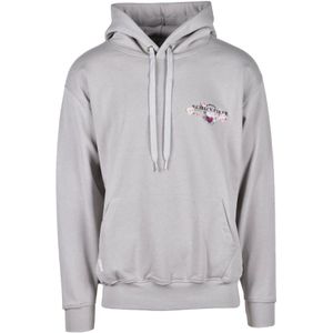 Family First, Heren, Sweatshirts & Hoodies, Grijs, Maat: M Katoen,