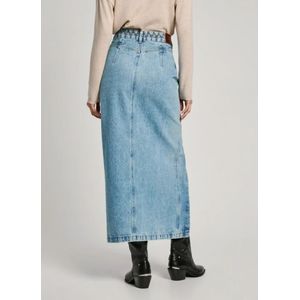 Pepe Jeans, Dames, Rokken, Blauw, Maat: M Denim,