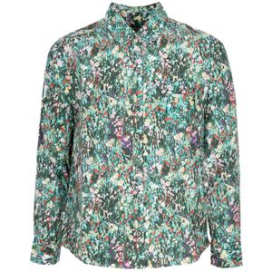 Obey, Dames, Blouses & Shirts, Veelkleurig, Maat: S Katoen,