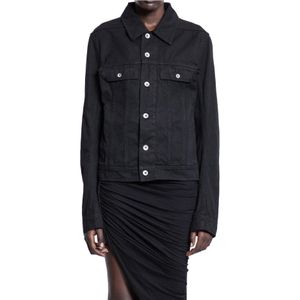 Rick Owens, Dames, Jassen, Zwart, Maat: S Katoen,